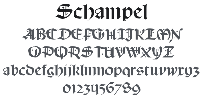 Schampel Font