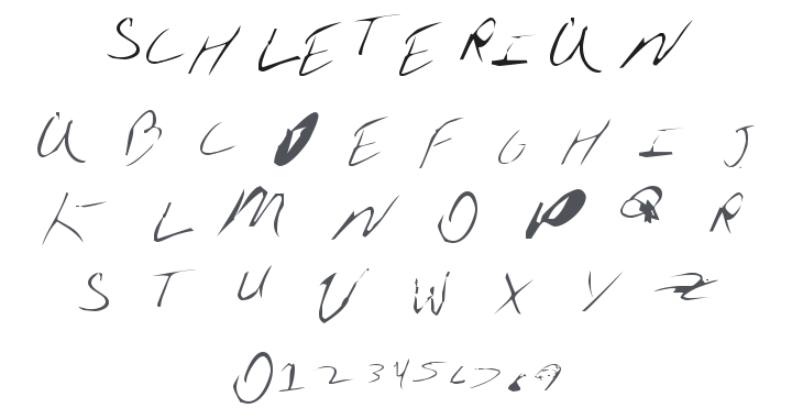 Schleterian Font