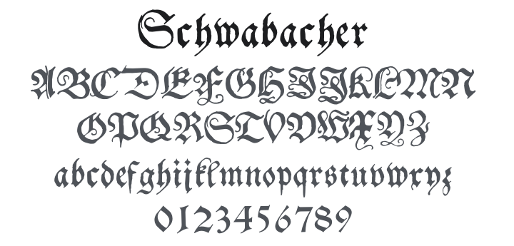 Schwabacher Font