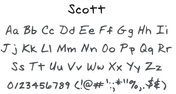 Scott Font