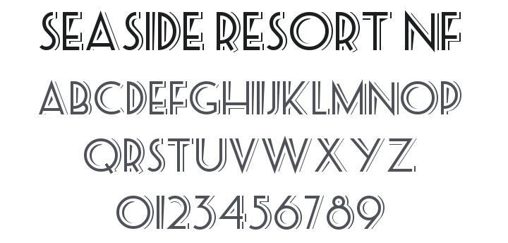 Seaside Resort NF Font