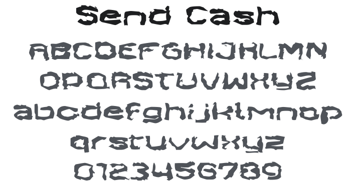 Send Cash Font
