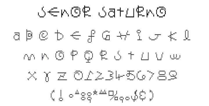 Senor Saturno Font