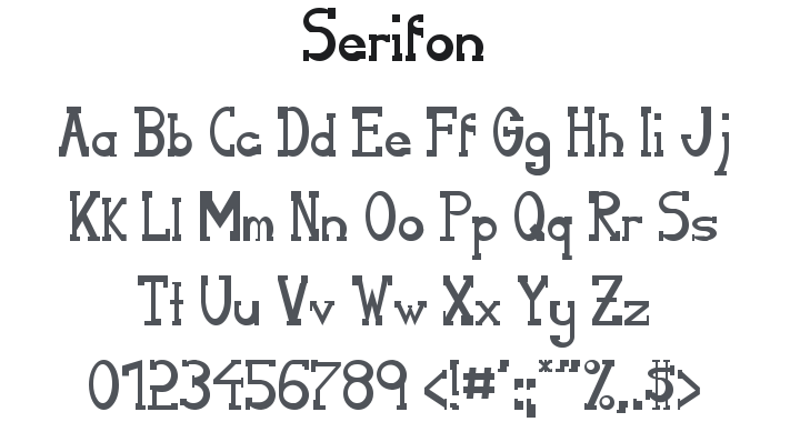 Serifon Font Family
