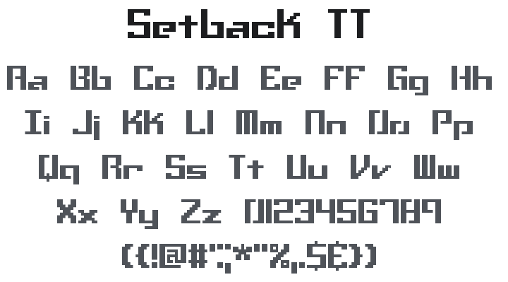 Setback TT Font