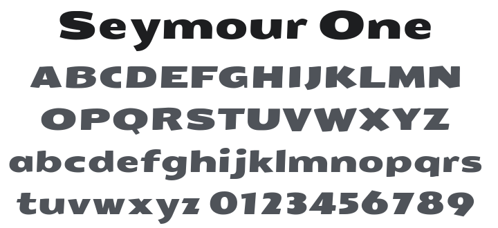 Seymour One Font