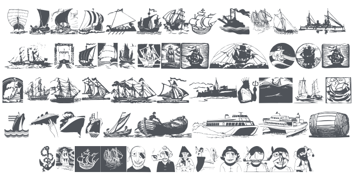 ShipsNBoats Font