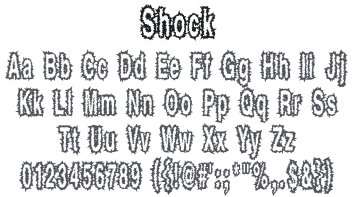 Shock Font Family