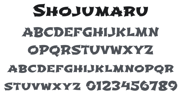 Shojumaru Font