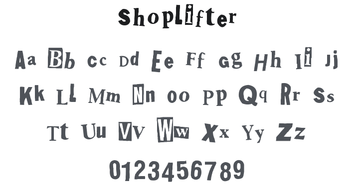 Shoplifter Font