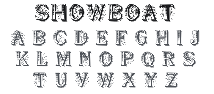 Showboat Font