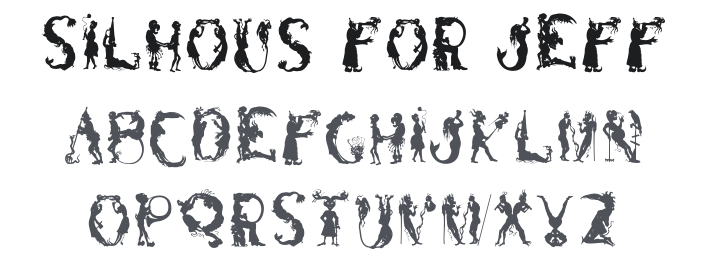 Silhous For Jeff Font