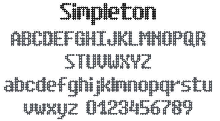 Simpleton Font
