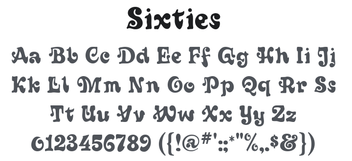 Sixties Font