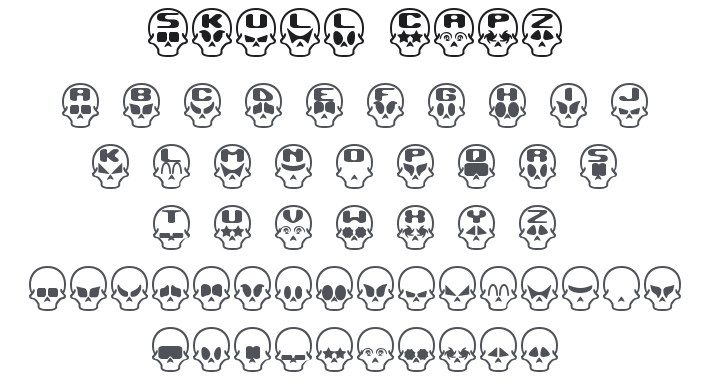 Skull Capz Font