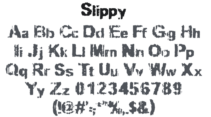 Slippy Font