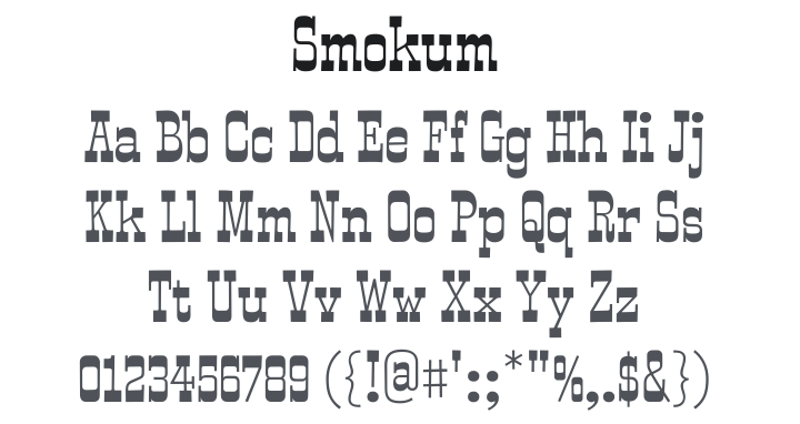 Smokum Font