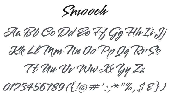 Smooch Font