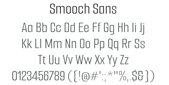 Smooch Sans Font Family