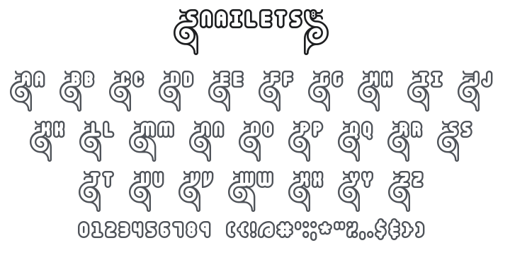 Snailets Font