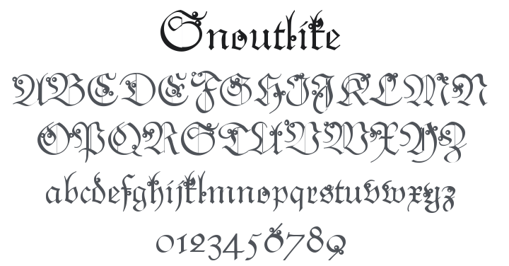 Snoutlike Font
