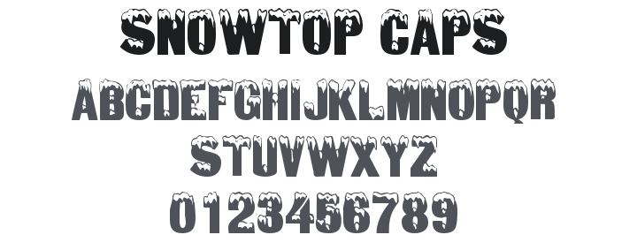 Snowtop Caps Font