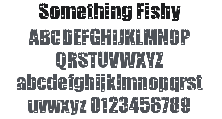Something Fishy Font