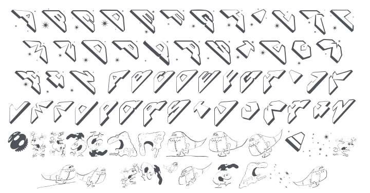 Space Attacks Font Family