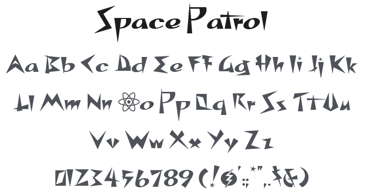 Space Patrol Font