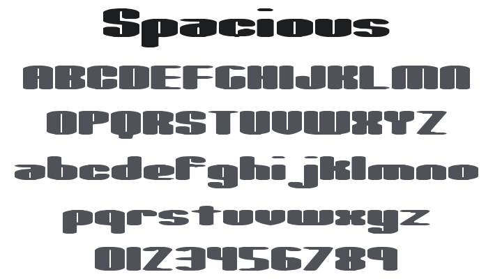 Spacious Font Family