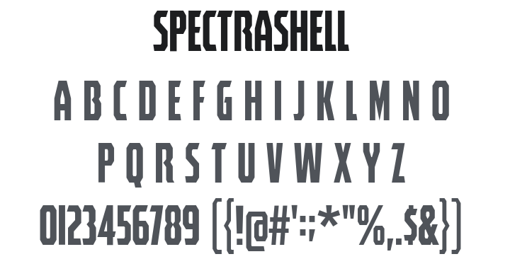 Spectrashell Font