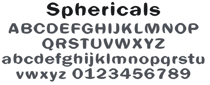 Sphericals Font Family