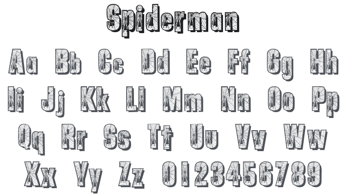 Spiderman Font