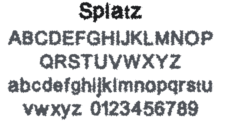 Splatz Font