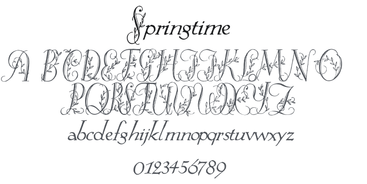 Springtime Font Family