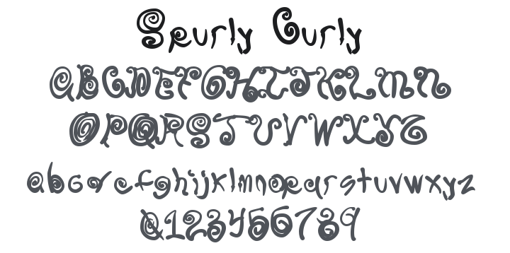 Spurly Curly Font