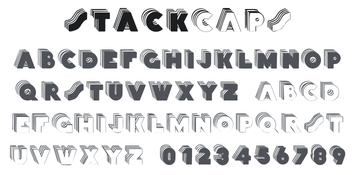 Stackcaps Font