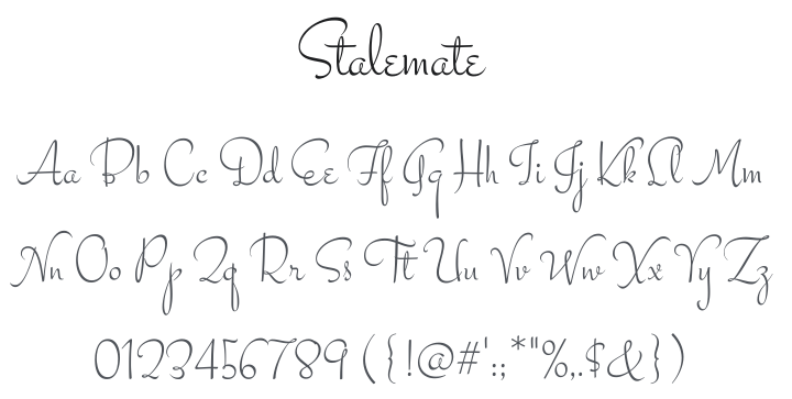 Stalemate Font