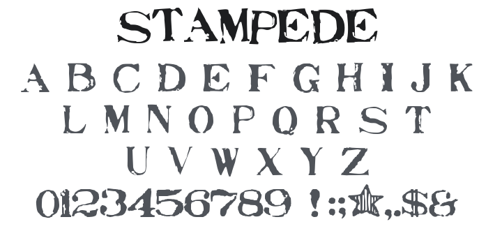 Stampede Font