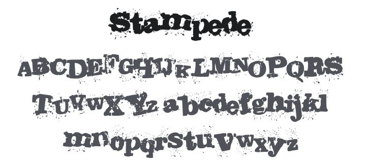 Stampede Font