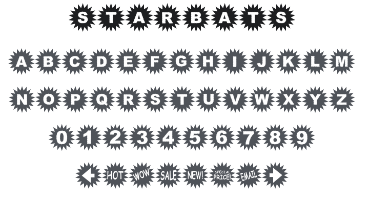 Starbats Font