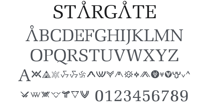 Stargate Font