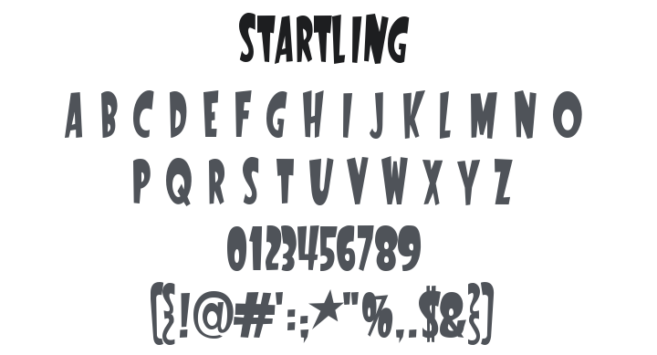 Startling Font Family