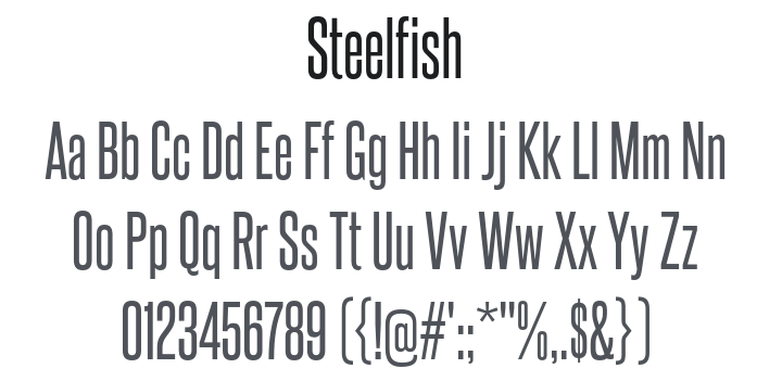 Steelfish Font Family