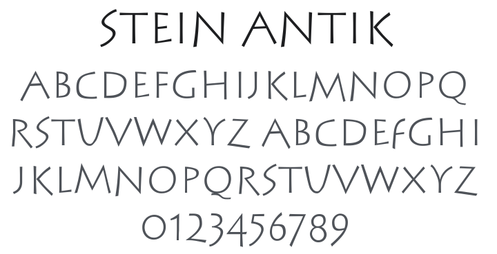 Stein Antik Font Family
