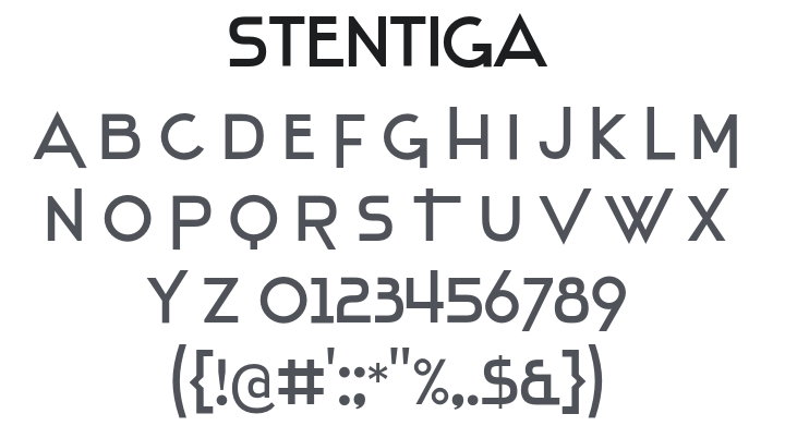 Stentiga Font