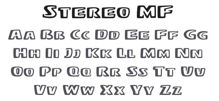 Stereo MF Font