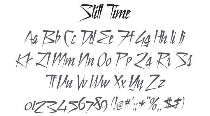 Still Time Font
