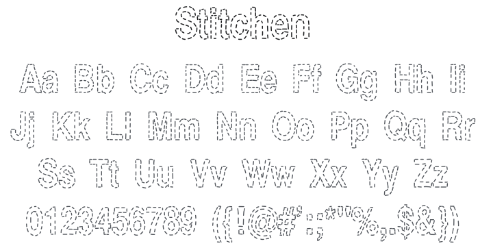 Stitchen Font