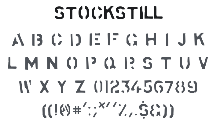 Stockstill Font Family